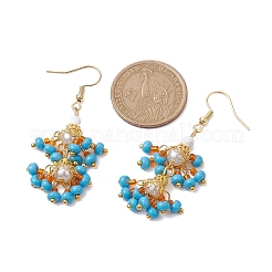 Серьги-подвески из нержавеющей стали 304&nbsp;EJEW-MZ00130-02