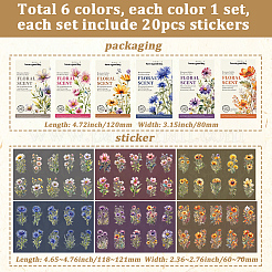 6 комплект из 6-х прозрачных лазерных наклеек для домашних животных&nbsp;DIY-SP0006-21