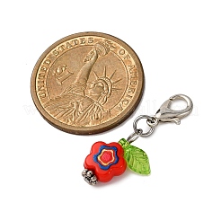 Подвеска из акрилового цветка HJEW-JM04074-01