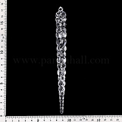 Прозрачные акриловые подвески&nbsp;TACR-T028-23A