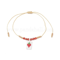 Регулируемые браслеты ручной работы из бусин из стекла Миюки и натурального агата&nbsp;BJEW-MZ00248-03