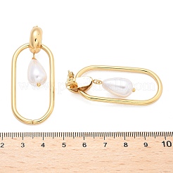 Прямоугольные серьги-гвоздики из нержавеющей стали 304&nbsp;EJEW-C142-06G