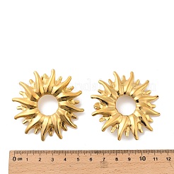 Серьги-гвоздики из нержавеющей стали 304 в форме солнца&nbsp;EJEW-A141-01G