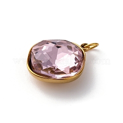 Подвески из граненого стекла из нержавеющей стали 316&nbsp;STAS-K258-47G-05