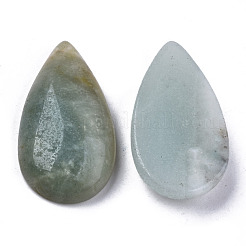 Натуральные цветочные кабошоны из амазонита G-N326-72K