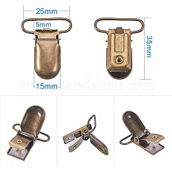 Металлические зажимы детской соски&nbsp;AJEW-PH0016-01