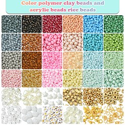 Наборы для самостоятельного изготовления бисерных бусинок из стекла&nbsp;DIY-FS0008-15