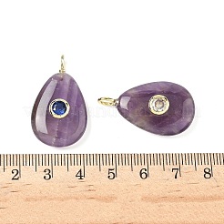 Подвески из натурального аметиста &nbsp;G-H318-04G-05