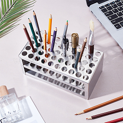 Стойка для пробирок из нержавеющей стали&nbsp;AJEW-WH0248-726C