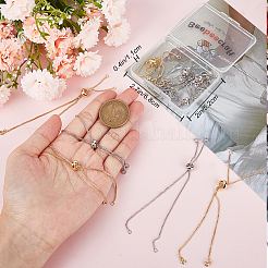 Изготовление браслетов-слайдеров из латуни 10шт. 2 цветов&nbsp;MAK-BBC0001-03