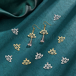 20 шт. подвески из нержавеющей стали 201 двух цветов&nbsp;STAS-UN0048-74