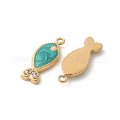 Подвески из нержавеющей стали 304 с эмалью&nbsp;STAS-Z122-22G-01