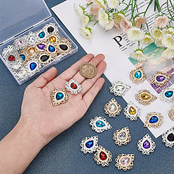 40 шт. 20 стиля кабошонов из цинкового сплава&nbsp;FIND-BC0003-18