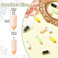 15шт 5 цвета подвески из смолы&nbsp;RESI-YW0004-88