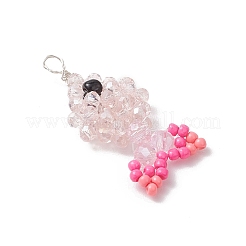 Граненые подвески стекла&nbsp;PALLOY-MZ00661-03