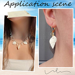 24 шт. 6 подвески из натуральных ракушек в смешанном стиле&nbsp;FIND-SC0015-66