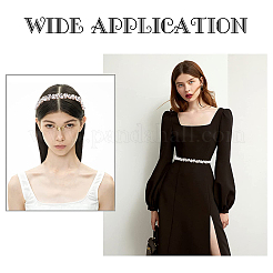 1 ярд (91.4 см) железные стеклянные стразы-цепочки&nbsp;FIND-GF0002-38B