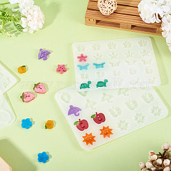 2шт 2 стиля силиконовые Молды для пуговиц своими руками&nbsp;DIY-TA0013-32