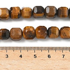 Природных тигровый глаз бисер нитей&nbsp;G-C267-A12