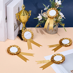 12 шт. железные значки в форме наградной ленты&nbsp;JEWB-CP0001-52