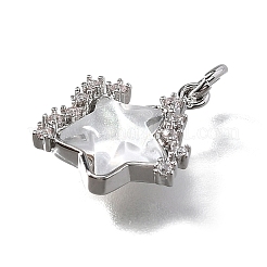 Латунные микро проложить кубического циркония подвески&nbsp;KK-Q043-04P-01