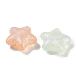 Светящиеся прозрачные акриловые бусины&nbsp;LACR-U001-07