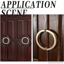 Ручка ящика из цинкового сплава&nbsp;FIND-WH0105-06G