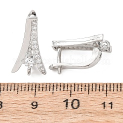 Латунная фурнитура для серег&nbsp;KK-D108-01P