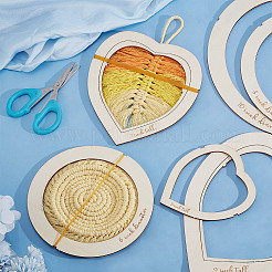 1 набор деревянных кисточек для обрезки бахромы AJEW-HY0001-75B