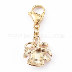 Новогодняя тема сплава эмали подвески&nbsp;LS-X1-HJEW-JM00427-02