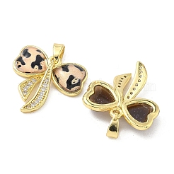 Латунные микро проложить кубического циркония подвески&nbsp;KK-C158-01G