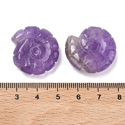 Декоративные раковины из натурального аметиста&nbsp;DJEW-D303-01C