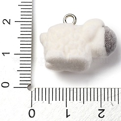 Кулоны из флокированной смолы&nbsp;RESI-S010-05A