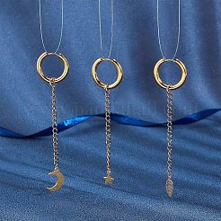 Наборы для самостоятельного изготовления сережек из нержавеющей стали 304&nbsp;DIY-UN0001-71G