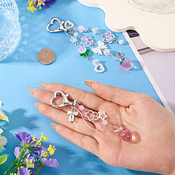 2шт 2 стиля лэмпворк и акриловые подвесные украшения&nbsp;HJEW-TA0001-36