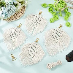 Наборы для изготовления брелоков из хлопка ручной работы в стиле бохо&nbsp;DIY-SC0028-16