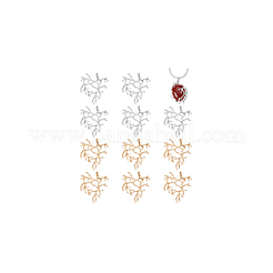 12шт 2 цвета латунные подвески&nbsp;FIND-NB0005-27