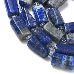 Нитки бусины из натурального ляписа-лазури&nbsp;G-C270-K10