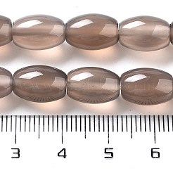 Серые натуральные бусины из агата &nbsp;G-B106-B04-01