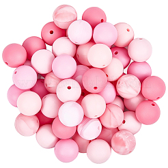 90шт 6 цвета силиконовые бусины&nbsp;SIL-PA0001-07A