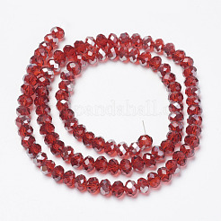 Гальванизируйте прозрачное стекло бисер нитей&nbsp;EGLA-A034-T4mm-E18