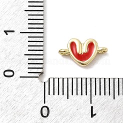 Латунь эмаль подвески&nbsp;KK-P338-21G-01