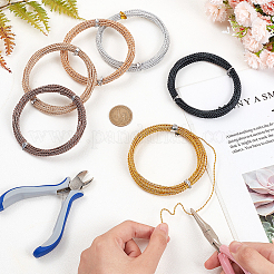 6 рулон алюминиевой проволоки 6 цветов&nbsp;ALUM-BC0001-75B