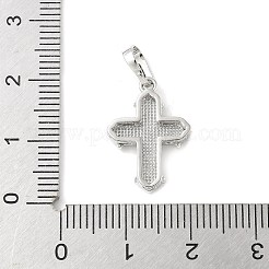 Подвески из латуни с натуральными белыми ракушками&nbsp;KK-S522-01E-P