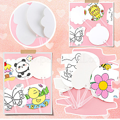 Бумажный ручной вентилятор&nbsp;LS-FIND-WH20003-36A