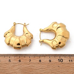 Серьги-кольца из нержавеющей стали 304&nbsp;EJEW-R026-01G