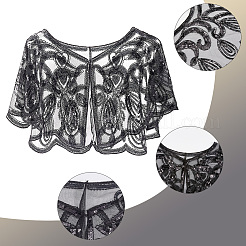 Полиэстер женские шифоновые накидки&nbsp;AJEW-WH20070-005B