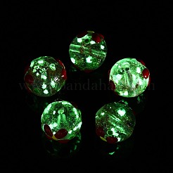 Светящиеся бусины лэмпворк из золота и песка ручной работы&nbsp;LAMP-N035-04D