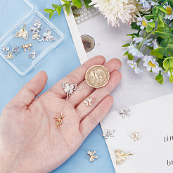 Подвески из сплава и латуни с кубическим цирконием&nbsp;ZIRC-AR0001-27