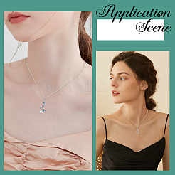 6 шт. 2 цвета латунные подвески с микропаве и кубическим цирконием&nbsp;KK-BBC0019-19